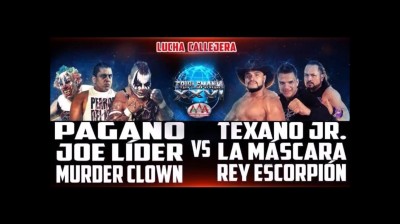 Joe Líder, Murder Clown y Pagano Vs Los Mercenarios - Street Fight - Triplemanía 26