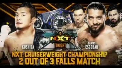 KUSHIDA VS SANTOS ESCOBAR - NXT 11 DE MAYO DE 2021