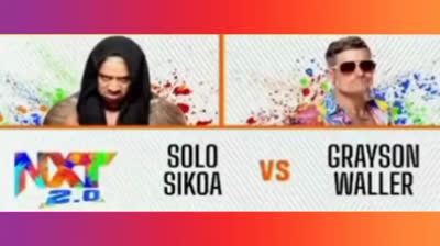 SOLO SIKOA VS GRAYSON WALLER - NXT 21 DE JUNIO DE 2022