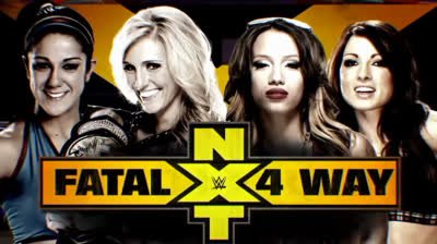 BAYLEY VS CHARLOTTE FLAIR VS SASHA BANKS VS BECKY LYNCH - NXT TAKEOVER RIVAL 2015
