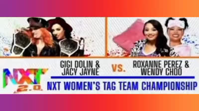 GIGI DOLIN & JACY JAYNE VS ROXANNE PEREZ & WENDY CHOO - NXT 10 DE MAYO DE 2022