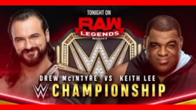 DREW MCINTYRE VS KEITH LEE - RAW 4 DE ENERO DE 2021