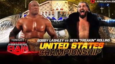 Bobby Lashley Vs Seth "Freakin" Rollins - Campeonato de los Estados Unidos - RAW Season Premiere 10/10/2022