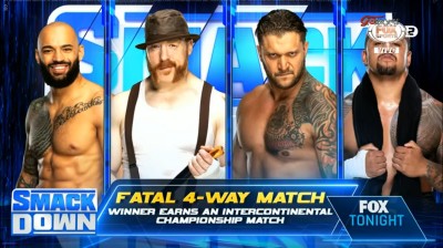Ricochet Vs Rey Mysterio Vs Sheamus Vs Solo Sikoa - SmackDown 14/10/2022