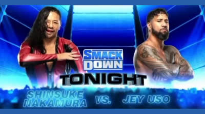 SHINSUKE NAKAMURA VS JEY USO - SMACK DOWN 15 DE ENERO DE 2021