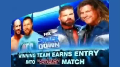 CESARO & DANIEL BRYAN VS ROBERT ROODE & DOLPH ZIGGLER  - SMACK DOWN 12 DE FEBRERO DE 2021
