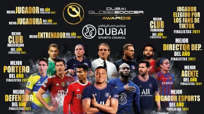 Nominados al “Mejor Jugador del Año” de Globe Soccer