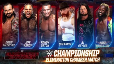 WWE Championship Elimination Chamber Match: Elimination Chamber 2021