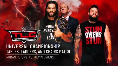 Owens vs. Reigns & Uso - Universal Title TLC Match: TLC 2020