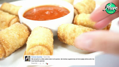 Receta de pizza rolls