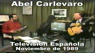 Abel Carlevaro en TV Española - Noviembre 1989