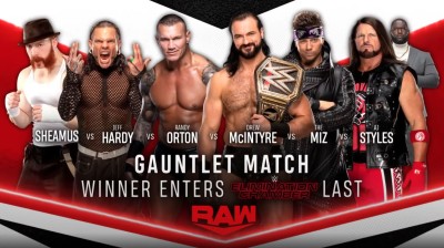 Elimination Chamber Gauntlet Match - Winner Gets To Enter Last In The Chamber Match - 2021