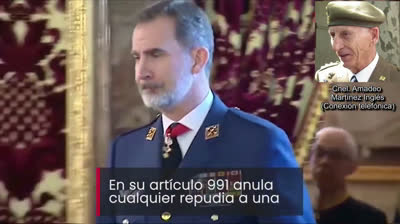 "Felipe VI es un pobre hombre, un tontorrón con el que acabará la monarquía" (Coronel Amadeo Martínez Inglés)