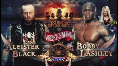 Aleister Black vs Bobby Lashley