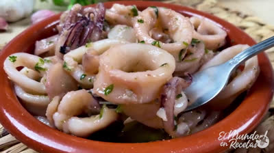 Receta rápida de calamares al ajillo